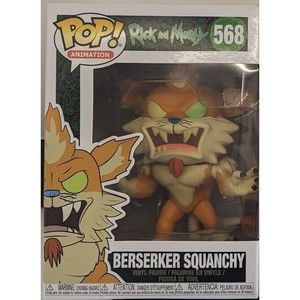Rick and Morty Squanchy Berserker Pop Vinyl Figure #568‎ Rare Vaulted